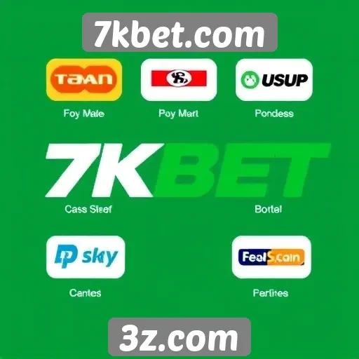 Métodos de pagamento oferecidos pelo 7kbet